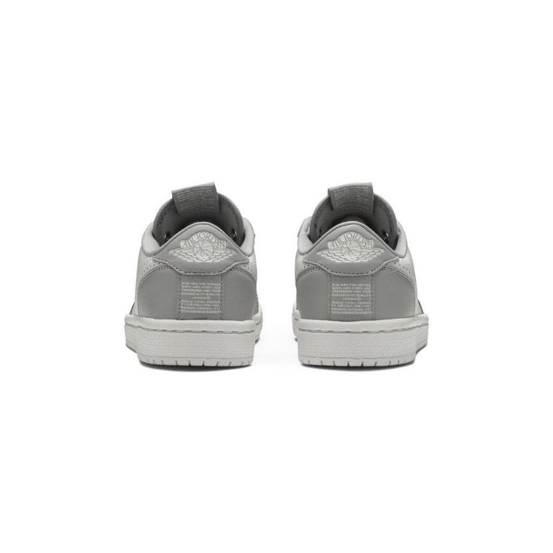Air Jordan 1 Low Slip Valkoinen Harmaa Naisten Kengät