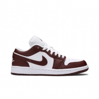 Air Jordan 1 Low Valkoinen Bordeaux Naisten Kengät