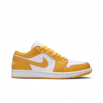 Air Jordan 1 Low Valkoinen Kulta Miesten Kengät