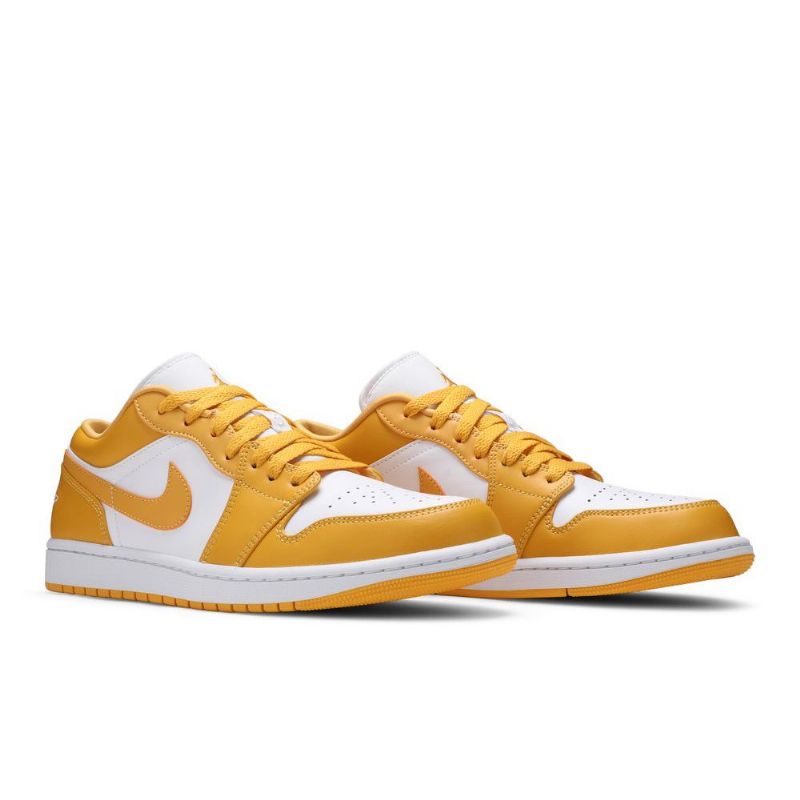 Air Jordan 1 Low Valkoinen Kulta Miesten Kengät