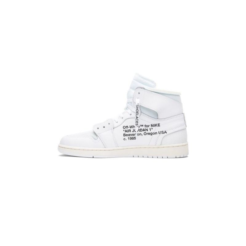 Air Jordan 1 Luonnonvalkoiset Retro Korkeat Ja Valkoiset Miesten Kengät