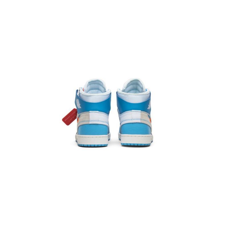 Air Jordan 1 Luonnonvalkoiset Retro Korkeat Ja Valkoiset Siniset Miesten Kengät