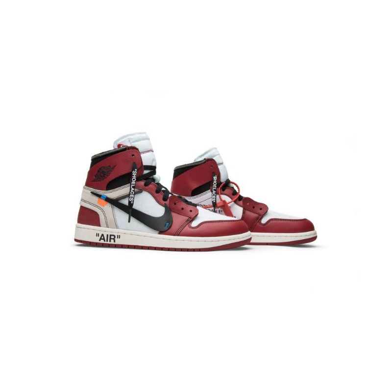 Air Jordan 1 Luonnonvalkoiset Retro Korkeat Valkoiset Musta Punaiset Miesten Kengät