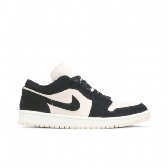 Air Jordan 1 Matala Musta Beige Naisten Kengät