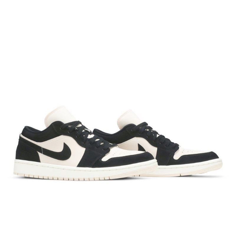 Air Jordan 1 Matala Musta Beige Naisten Kengät