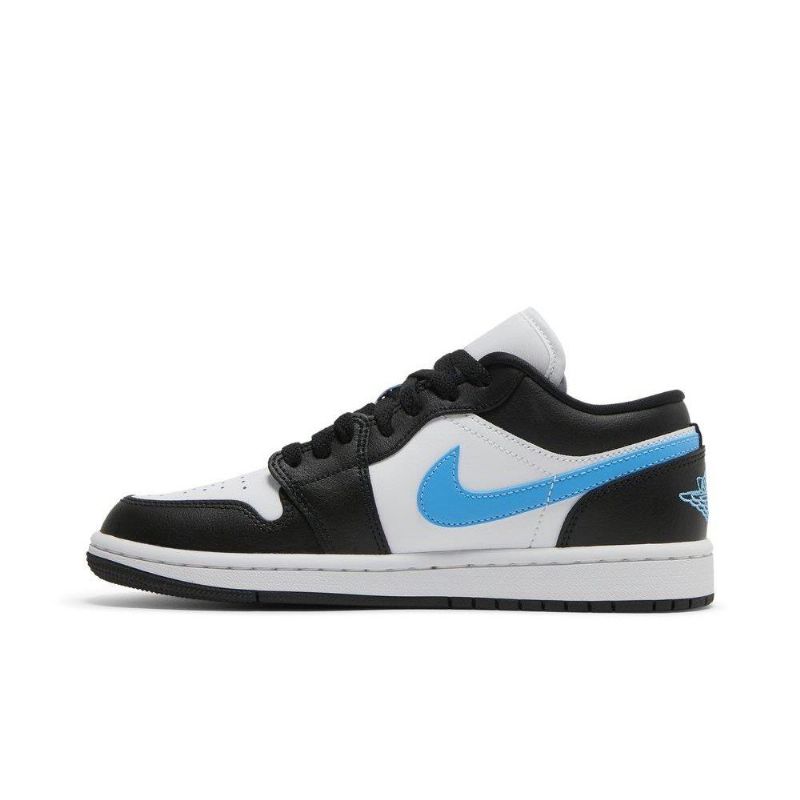Air Jordan 1 Matala Musta Valkoinen Sininen Naisten Kengät