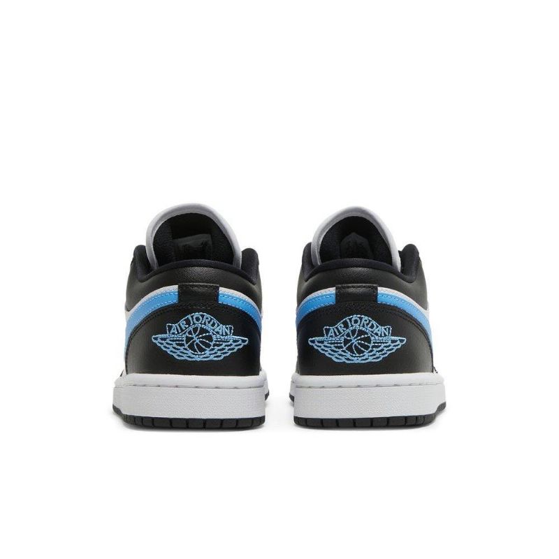 Air Jordan 1 Matala Musta Valkoinen Sininen Naisten Kengät