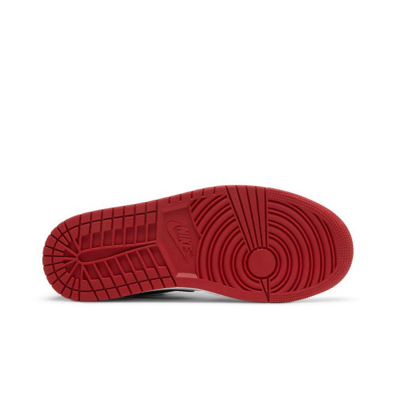 Air Jordan 1 Matala Punainen Musta Valkoinen Miesten Kengät