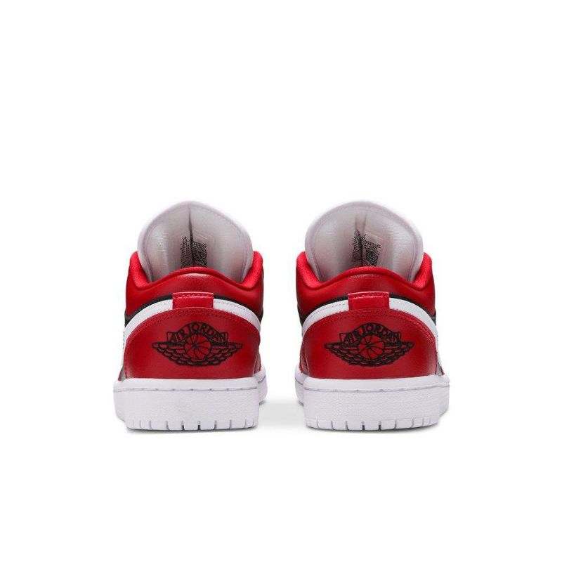 Air Jordan 1 Matala Punainen Valkoinen Musta Naisten Kengät