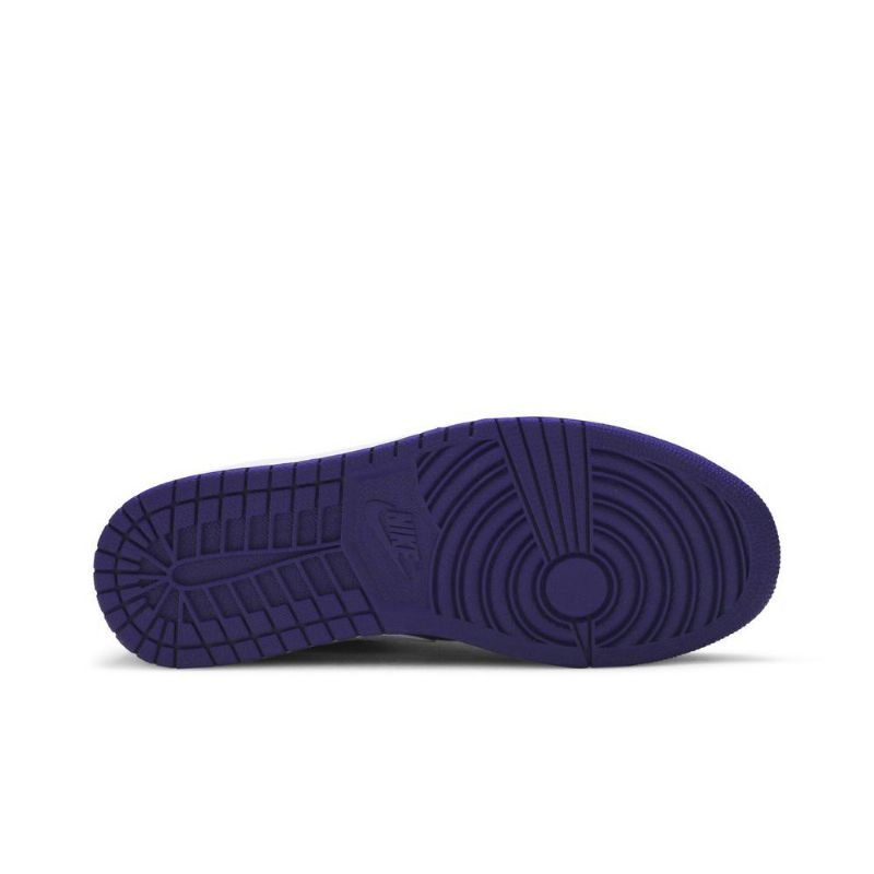 Air Jordan 1 Matala Purppura Musta Valkoinen Miesten Kengät
