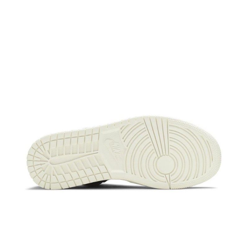 Air Jordan 1 Matala Ruskea Musta Beige Harmaa Naisten Kengät