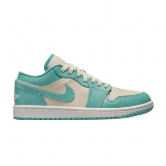 Air Jordan 1 Matala Sininen Beige Naisten Kengät