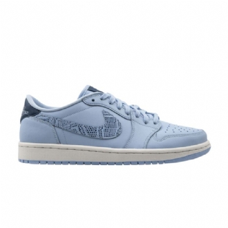 Air Jordan 1 Matala Sininen Valkoinen Tummansininen Naisten Kengät