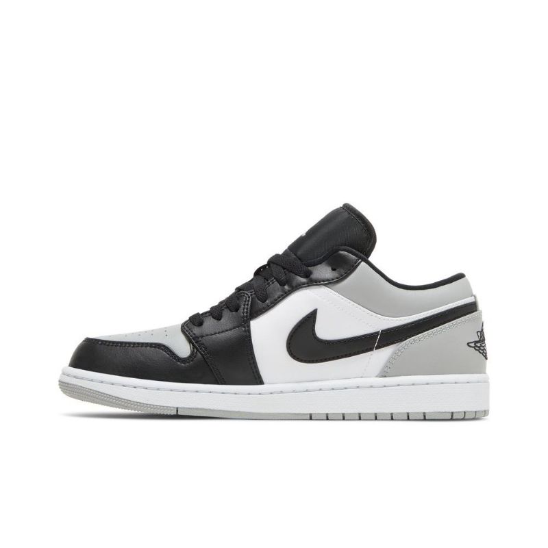 Air Jordan 1 Matalan Harmaat Mustavalkoiset Miesten Kengät