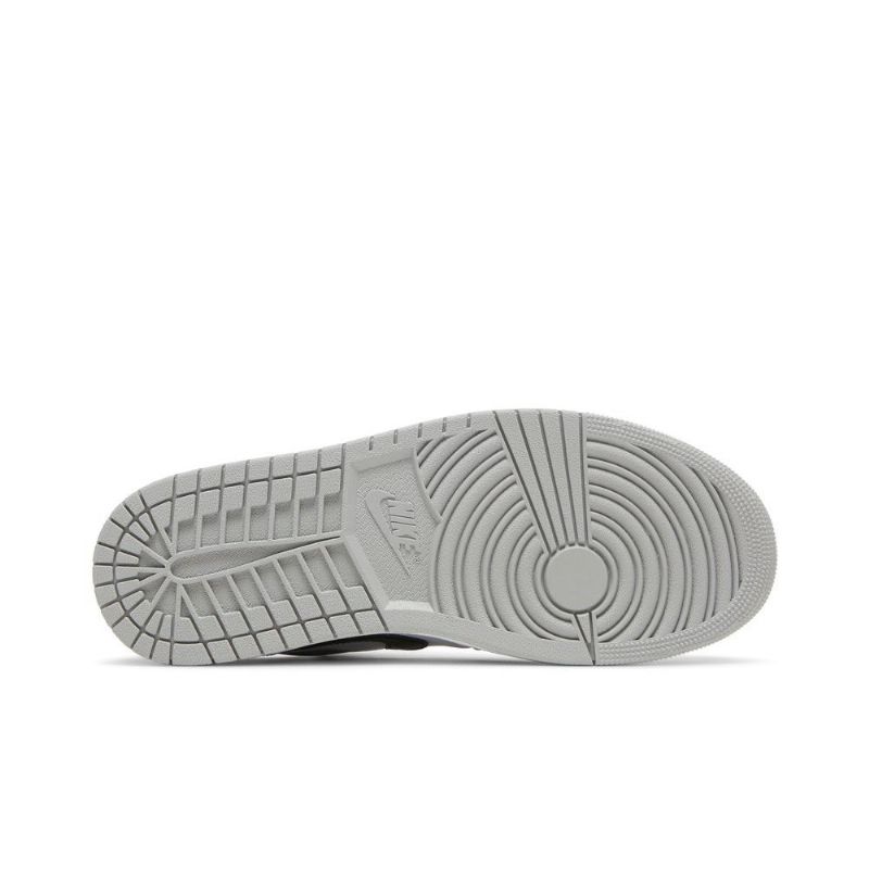 Air Jordan 1 Matalan Harmaat Mustavalkoiset Miesten Kengät