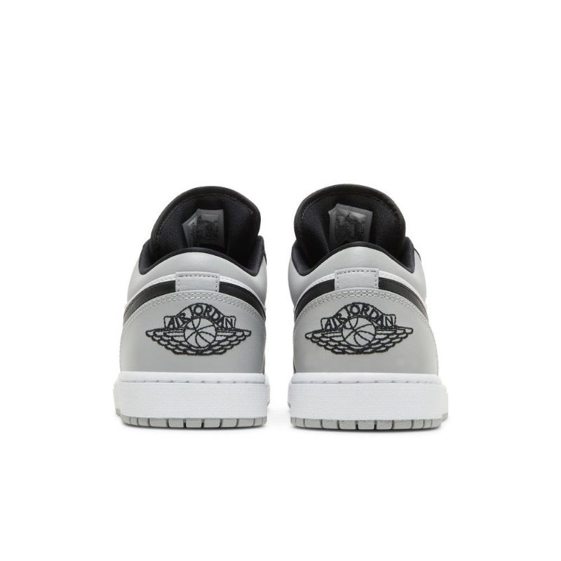 Air Jordan 1 Matalan Harmaat Mustavalkoiset Miesten Kengät