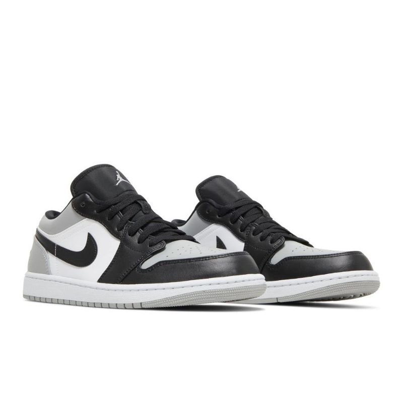 Air Jordan 1 Matalan Harmaat Mustavalkoiset Miesten Kengät