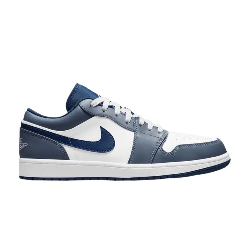 Air Jordan 1 Matalan Laivastonvalkoinen Sininen Miesten Kengät