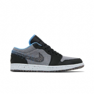 Air Jordan 1 Matalanharmaa Musta Sininen Miesten Kengät