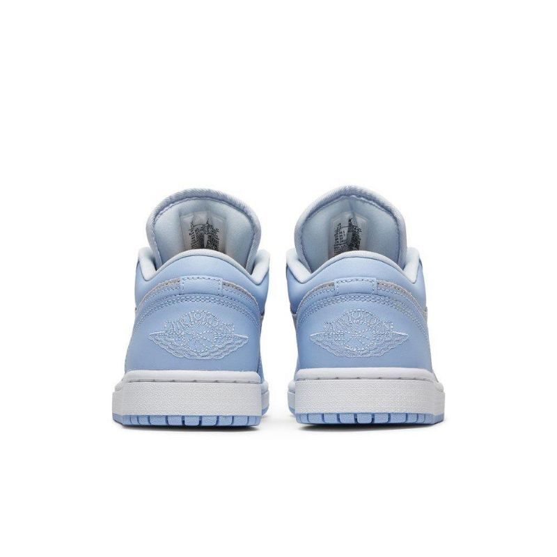Air Jordan 1 Matalanharmaat Hopeansiniset Naisten Kengät