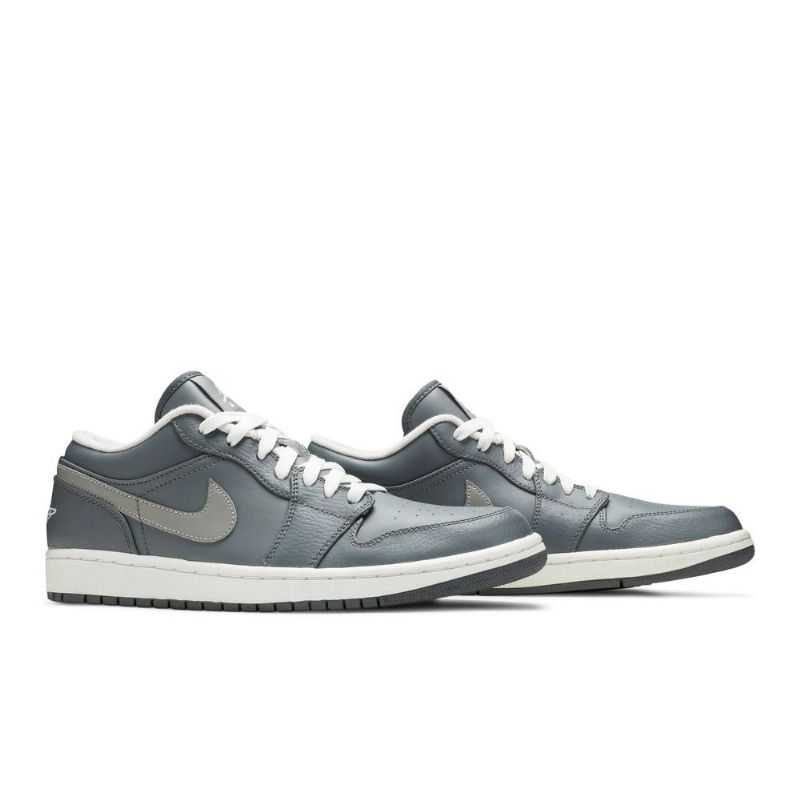 Air Jordan 1 Matalanharmaat Valkoiset Miesten Kengät