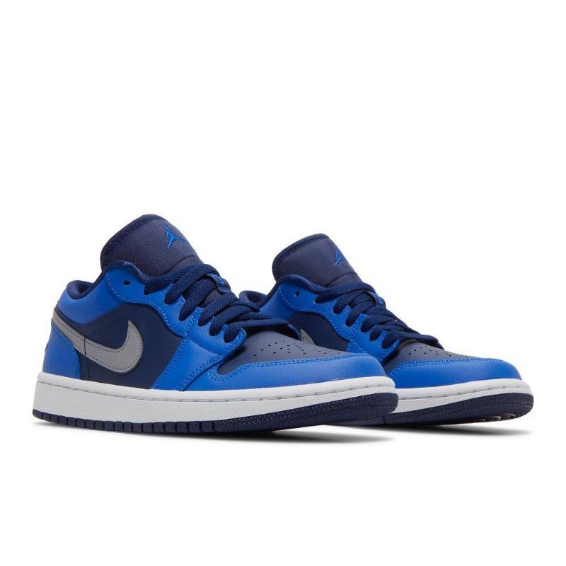 Air Jordan 1 Matalansiniset Laivastonharmaat Naisten Kengät