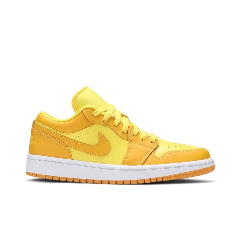 Air Jordan 1 Matalat Keltaiset Valkoiset Naisten Kengät