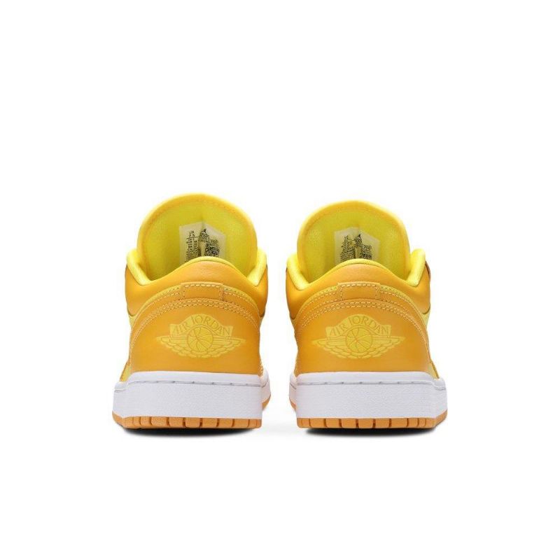 Air Jordan 1 Matalat Keltaiset Valkoiset Naisten Kengät
