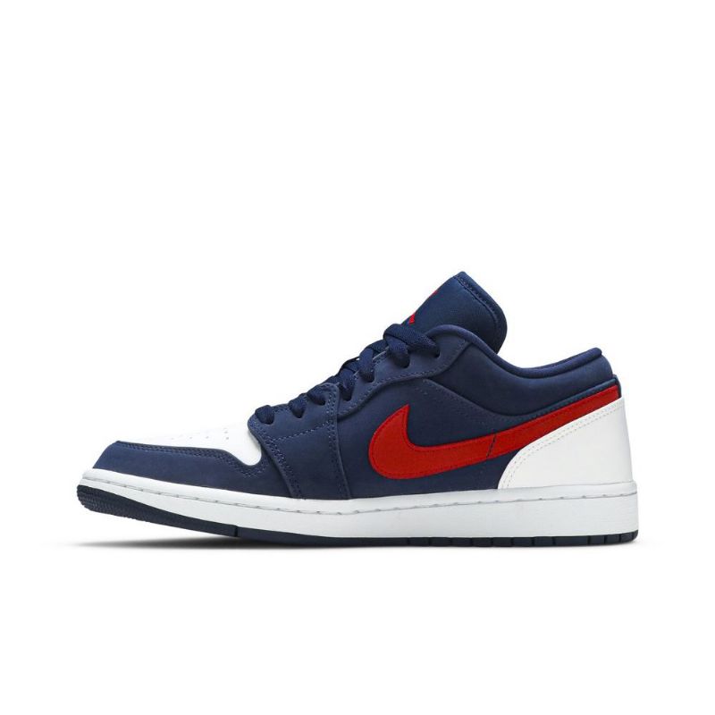 Air Jordan 1 Matalat Laivastonvalkoiset Punaiset Miesten Kengät