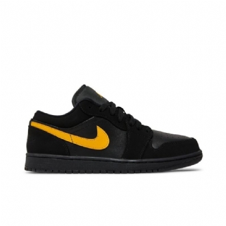 Air Jordan 1 Matalat Mustakultaiset Miesten Kengät