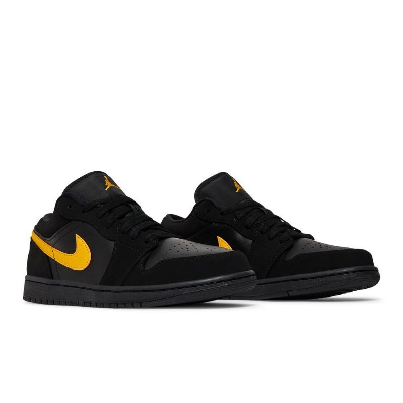 Air Jordan 1 Matalat Mustakultaiset Miesten Kengät