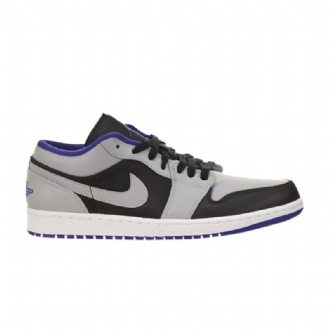 Air Jordan 1 Matalat Mustat Harmaasiniset Miesten Kengät