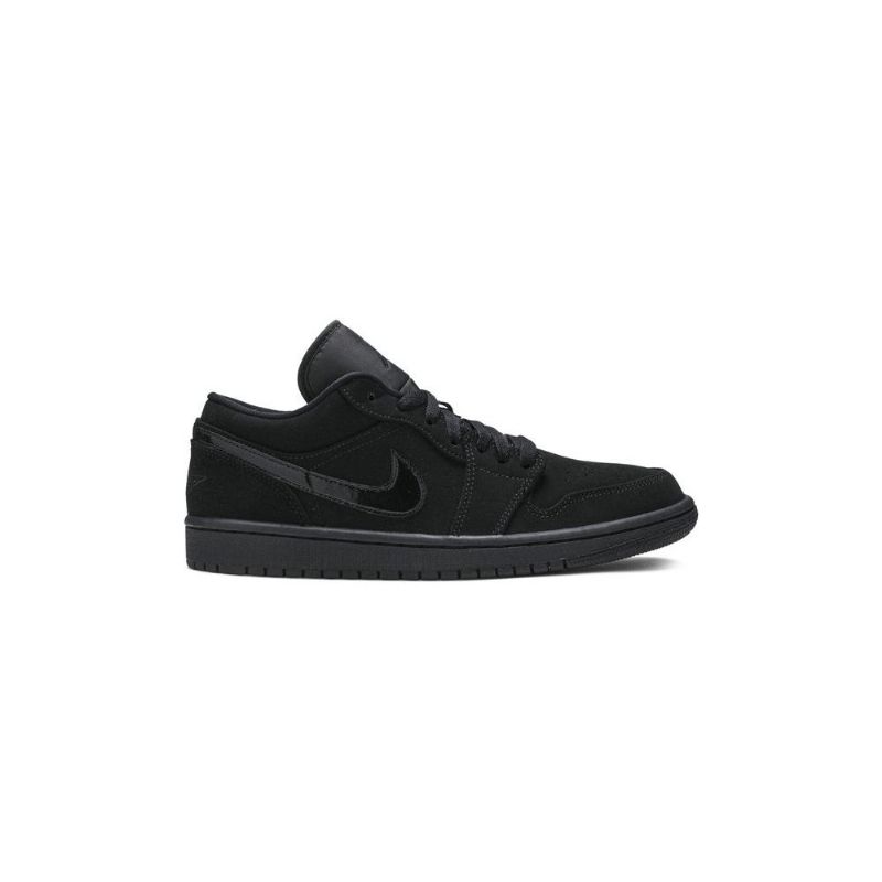 Air Jordan 1 Matalat Mustat Kengät Miehet