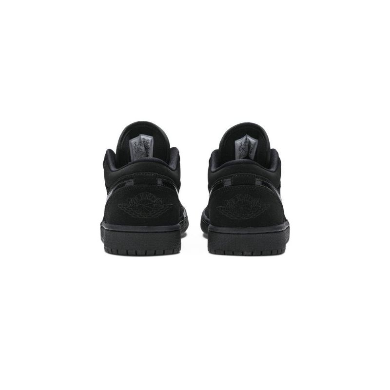 Air Jordan 1 Matalat Mustat Kengät Miehet