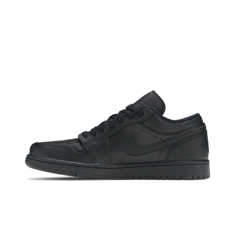 Air Jordan 1 Matalat Mustat Kengät Miehet