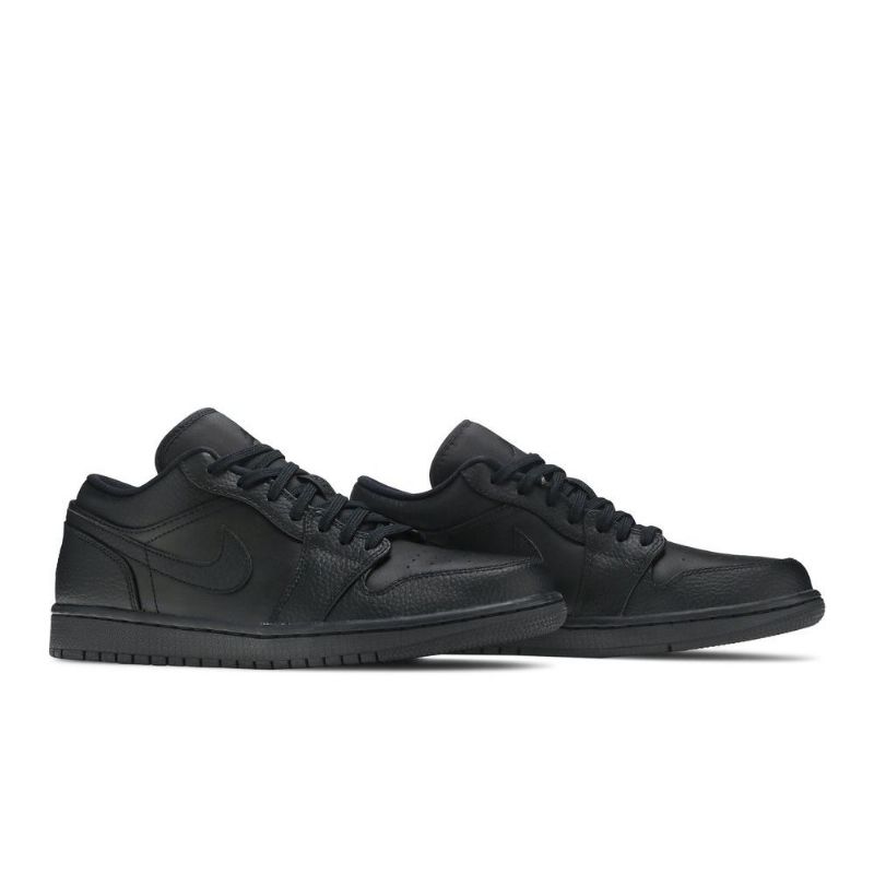 Air Jordan 1 Matalat Mustat Kengät Miehet