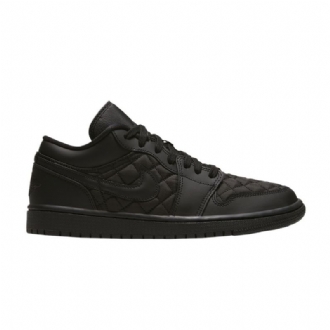Air Jordan 1 Matalat Mustat Naisten Kengät