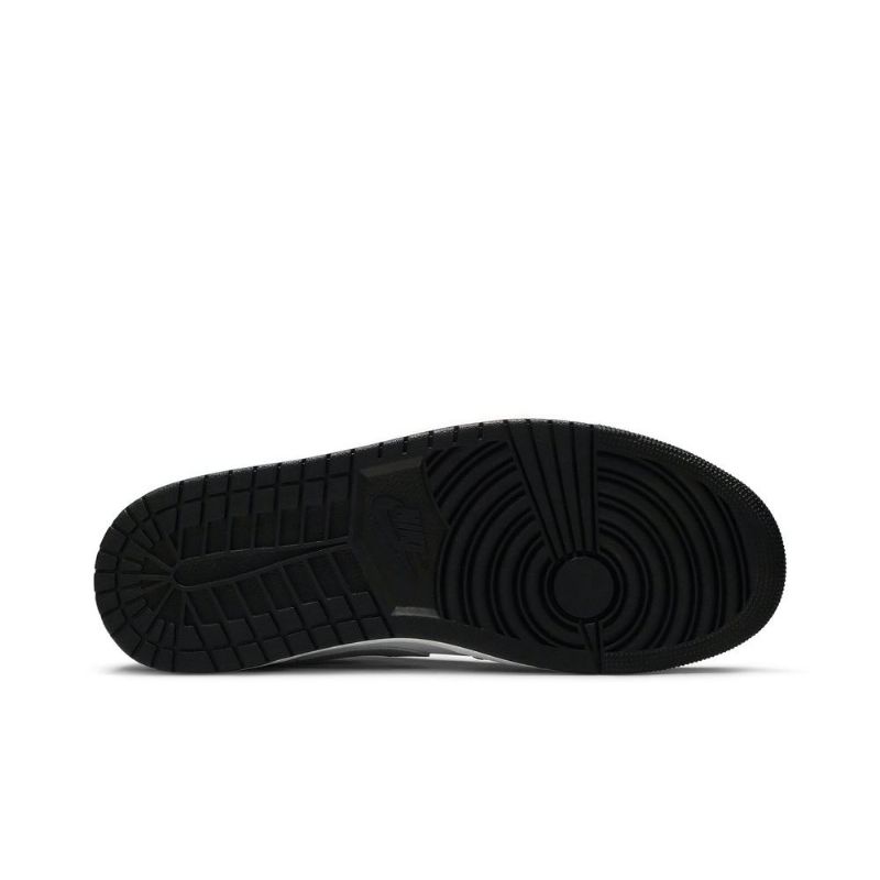 Air Jordan 1 Matalat Mustavalkoiset Harmaat Miesten Kengät