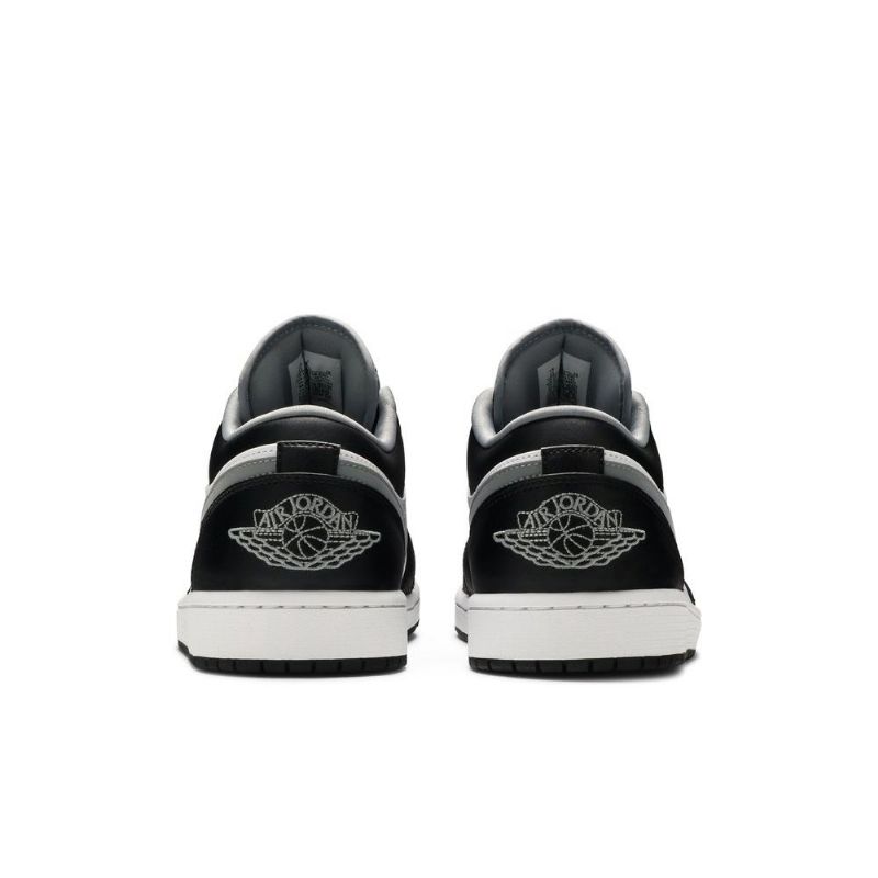 Air Jordan 1 Matalat Mustavalkoiset Harmaat Miesten Kengät