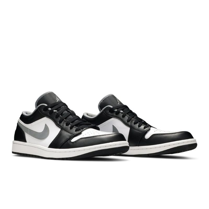Air Jordan 1 Matalat Mustavalkoiset Harmaat Miesten Kengät