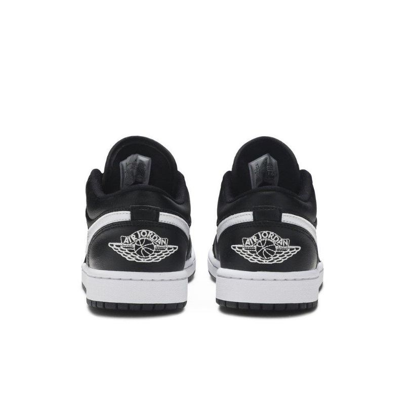 Air Jordan 1 Matalat Mustavalkoiset Naisten Kengät