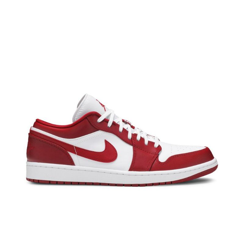 Air Jordan 1 Matalat Punaiset Valkoiset Miesten Kengät