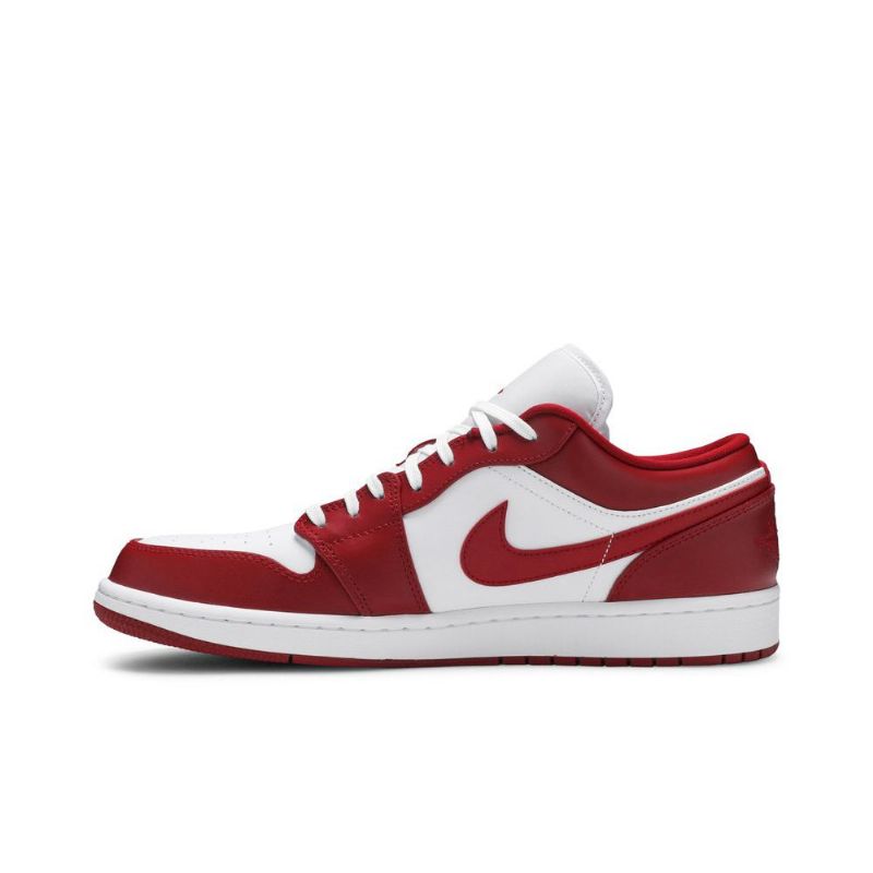 Air Jordan 1 Matalat Punaiset Valkoiset Miesten Kengät