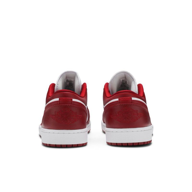 Air Jordan 1 Matalat Punaiset Valkoiset Miesten Kengät