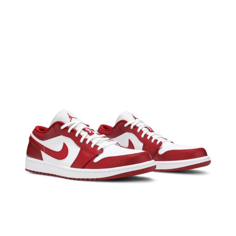 Air Jordan 1 Matalat Punaiset Valkoiset Miesten Kengät