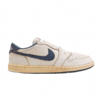 Air Jordan 1 Matalavalkoinen Sininen Miesten Kengät