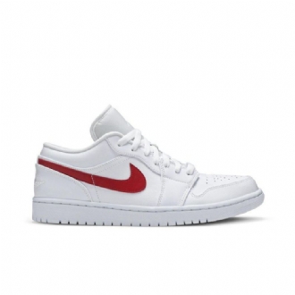 Air Jordan 1 Matalavalkoiset Punaiset Naisten Kengät