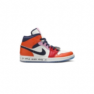 Air Jordan 1 Melody Ehsani Mid Valkoinen Moniväriset Naisten Kengät