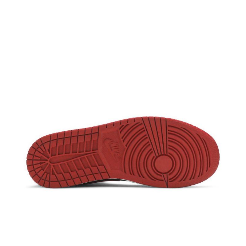 Air Jordan 1 Mid Musta Punainen Valkoinen Miesten Kengät