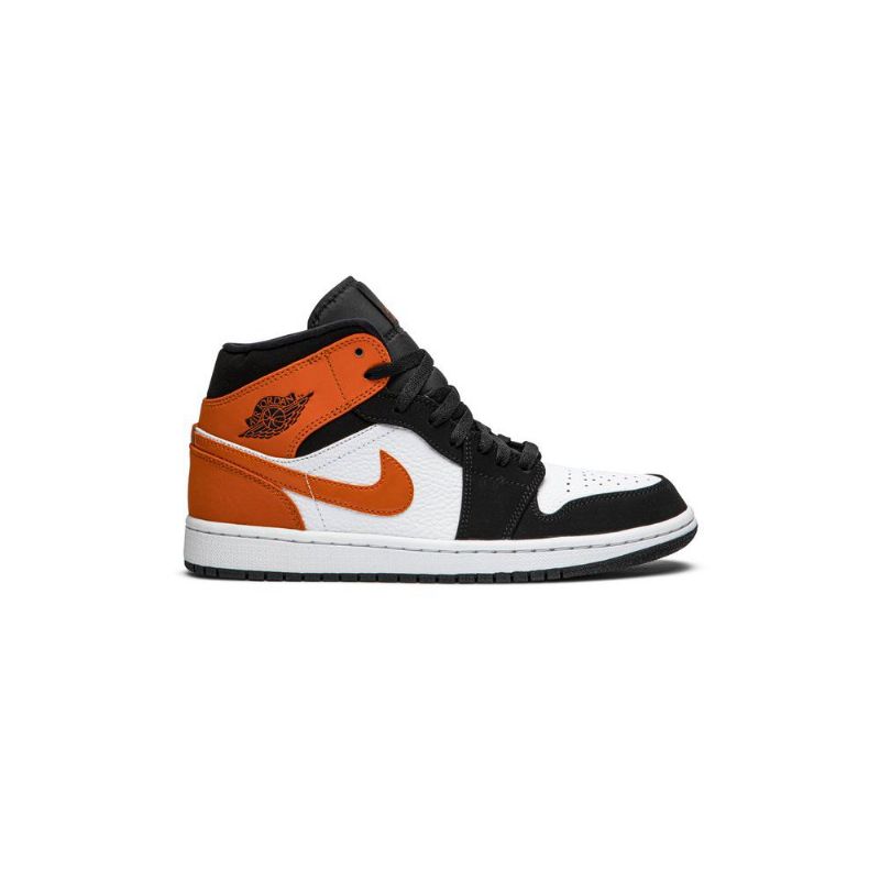 Air Jordan 1 Mid Musta Ruskea Valkoiset Miesten Kengät